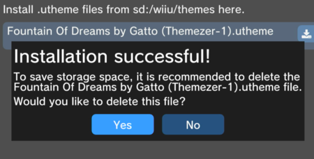 Delete utheme